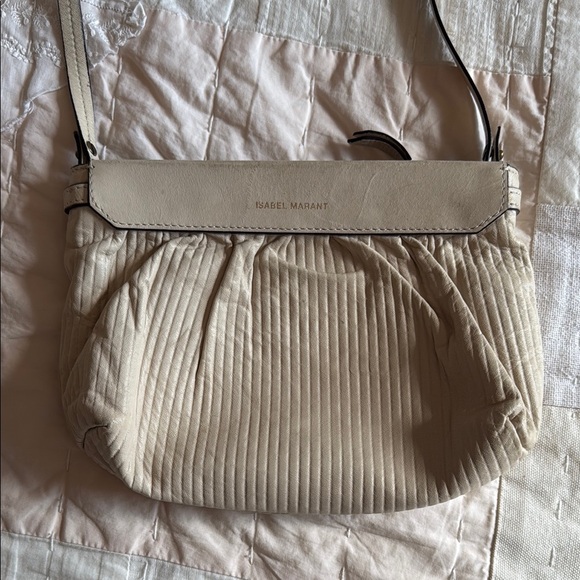 Isabel Marant Cream Shoulder Bag - Picture 1 of 12